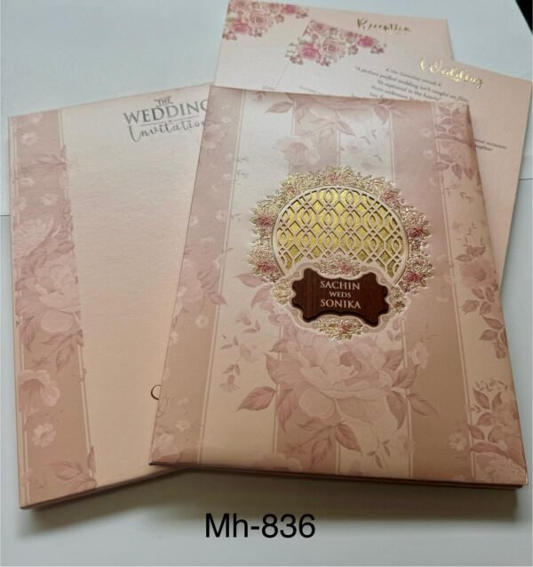 Exclusive Wedding Card (MH-836)