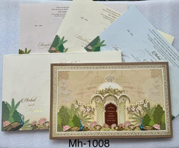 Exclusive Wedding Card (MH-1008)