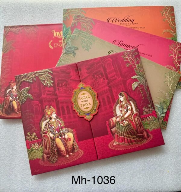 Exclusive Wedding Card (MH-1036)