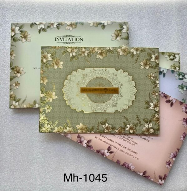 Exclusive Wedding Card (MH-1045)