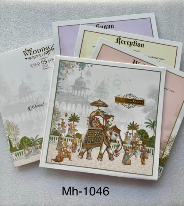 Exclusive Wedding Card (MH-1046)