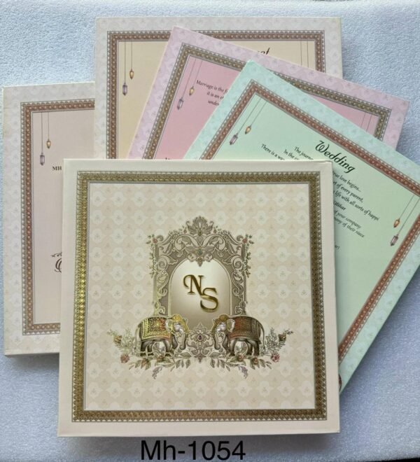 Exclusive Wedding Card (MH-1054)