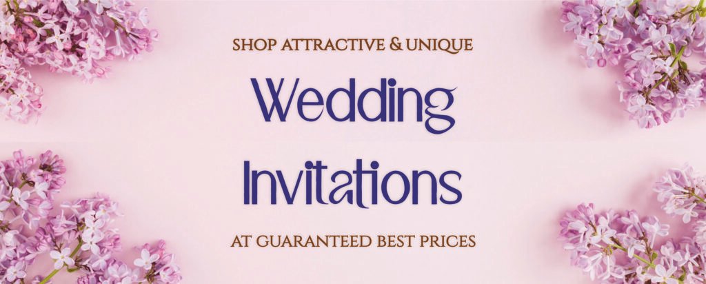 Wedding invitations by Vowsy Invites with elegant floral design